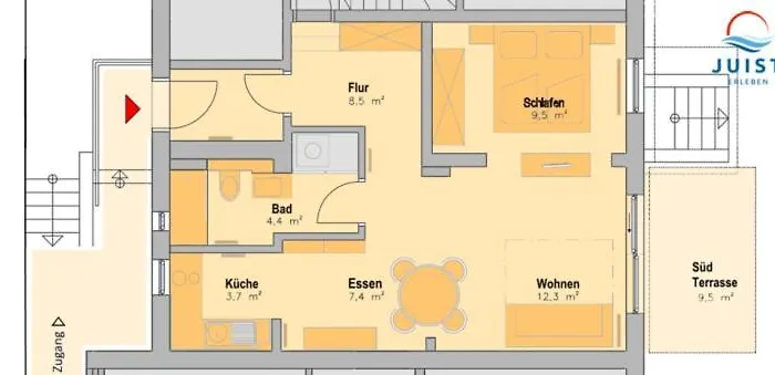 Haus Ostend 190 - Bude Ostend アパート